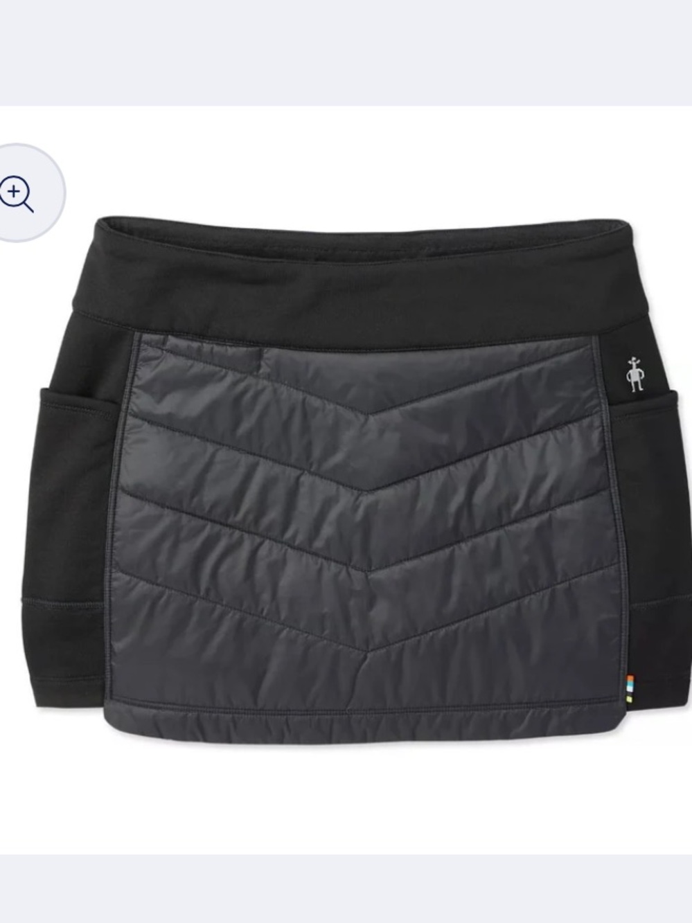 Smartwool Smartloft Black Quilted Insulated Skirt